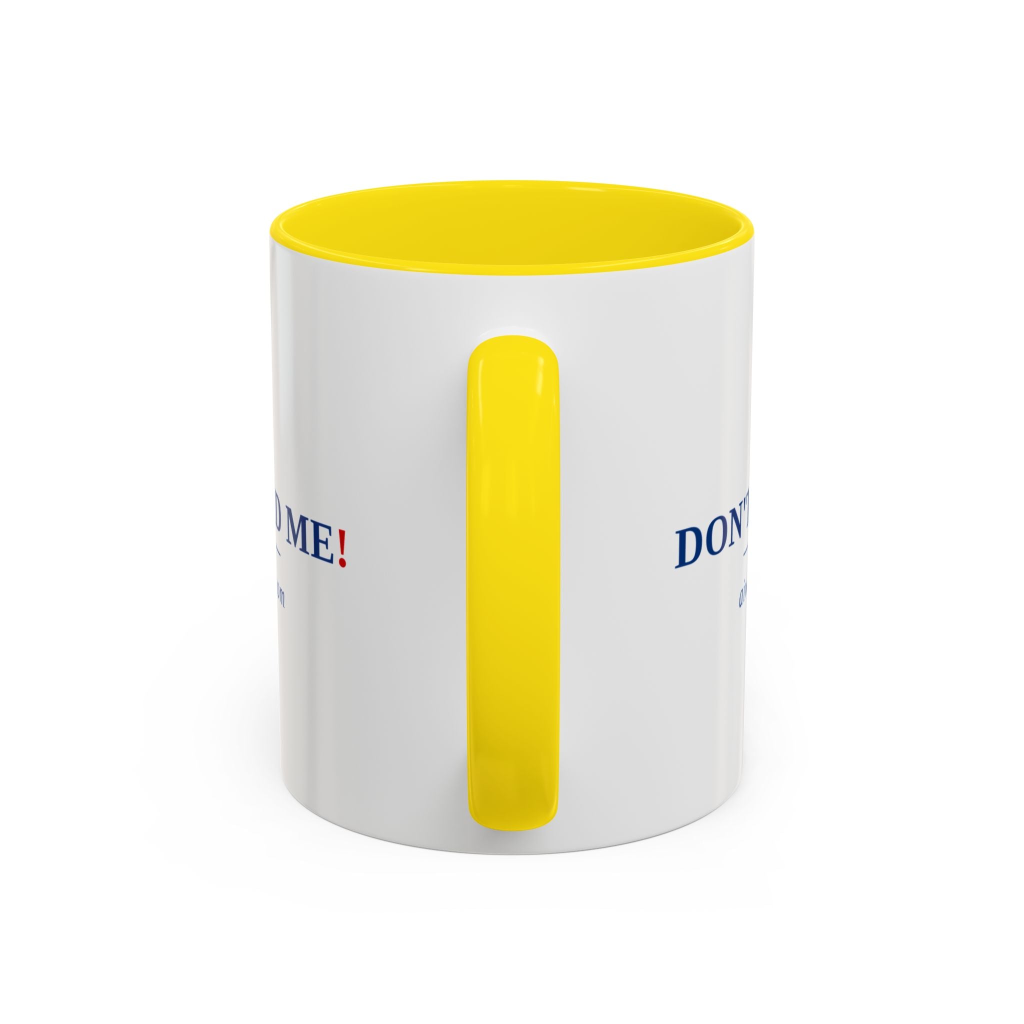 Accent Coffee Mug - "Don't Build Me" Funny AI Skeptic Novelty Mug