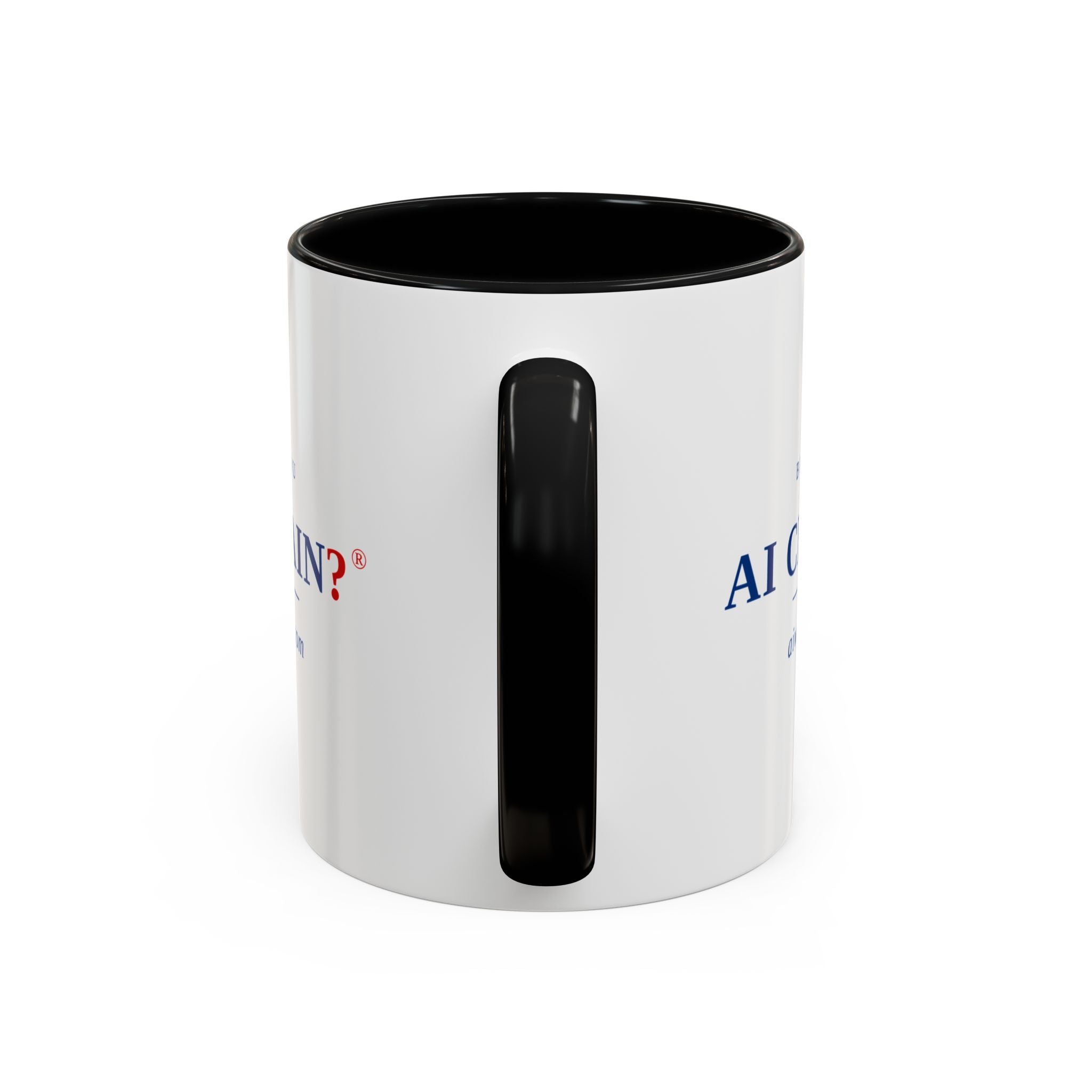Accent Coffee Mug - "But Are You AI Certain?" Funny AI Skeptic Novelty Mug