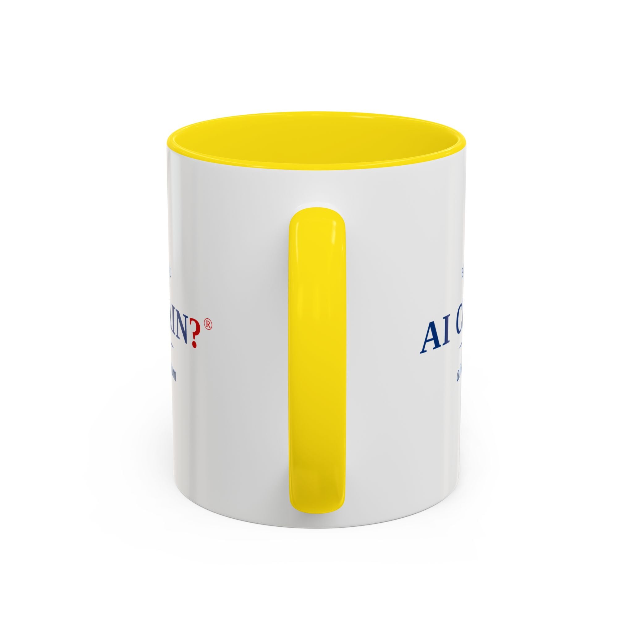 Accent Coffee Mug - "But Are You AI Certain?" Funny AI Skeptic Novelty Mug