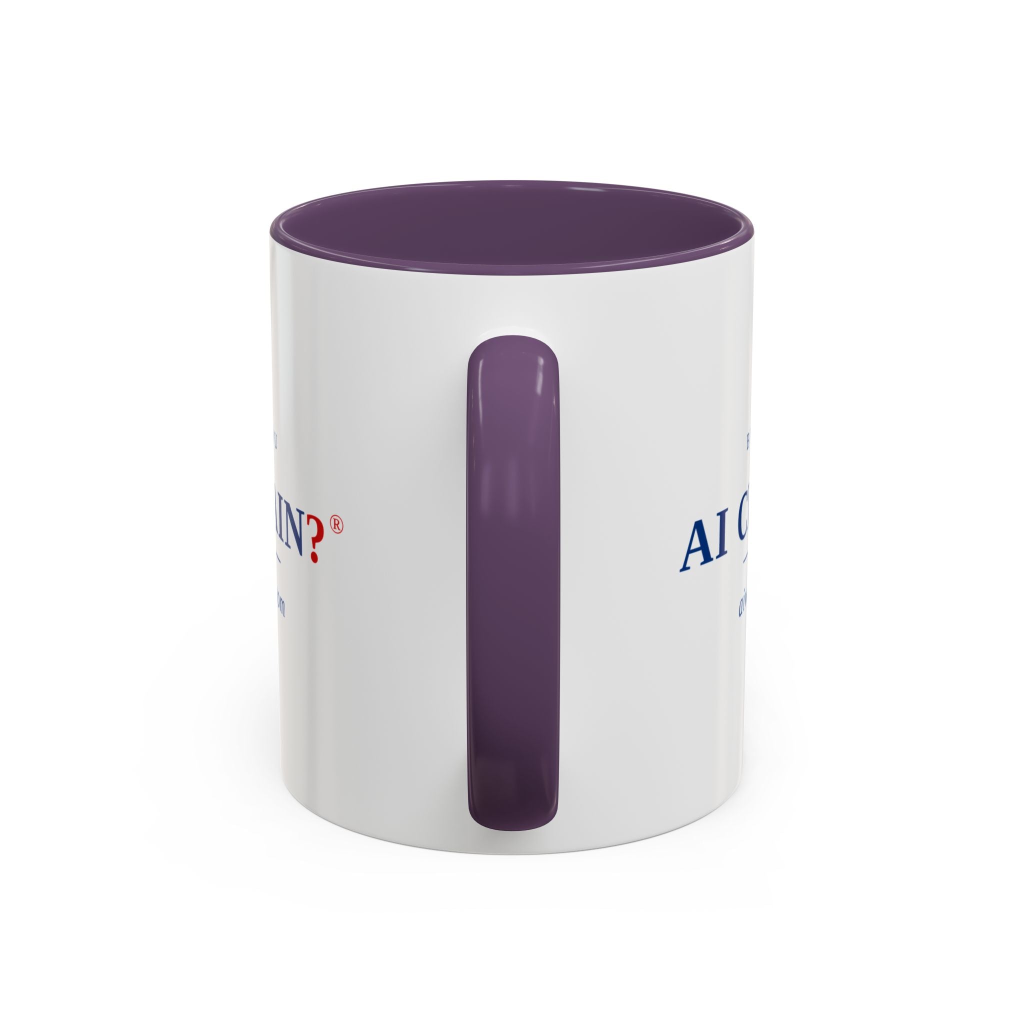 Accent Coffee Mug - "But Are You AI Certain?" Funny AI Skeptic Novelty Mug