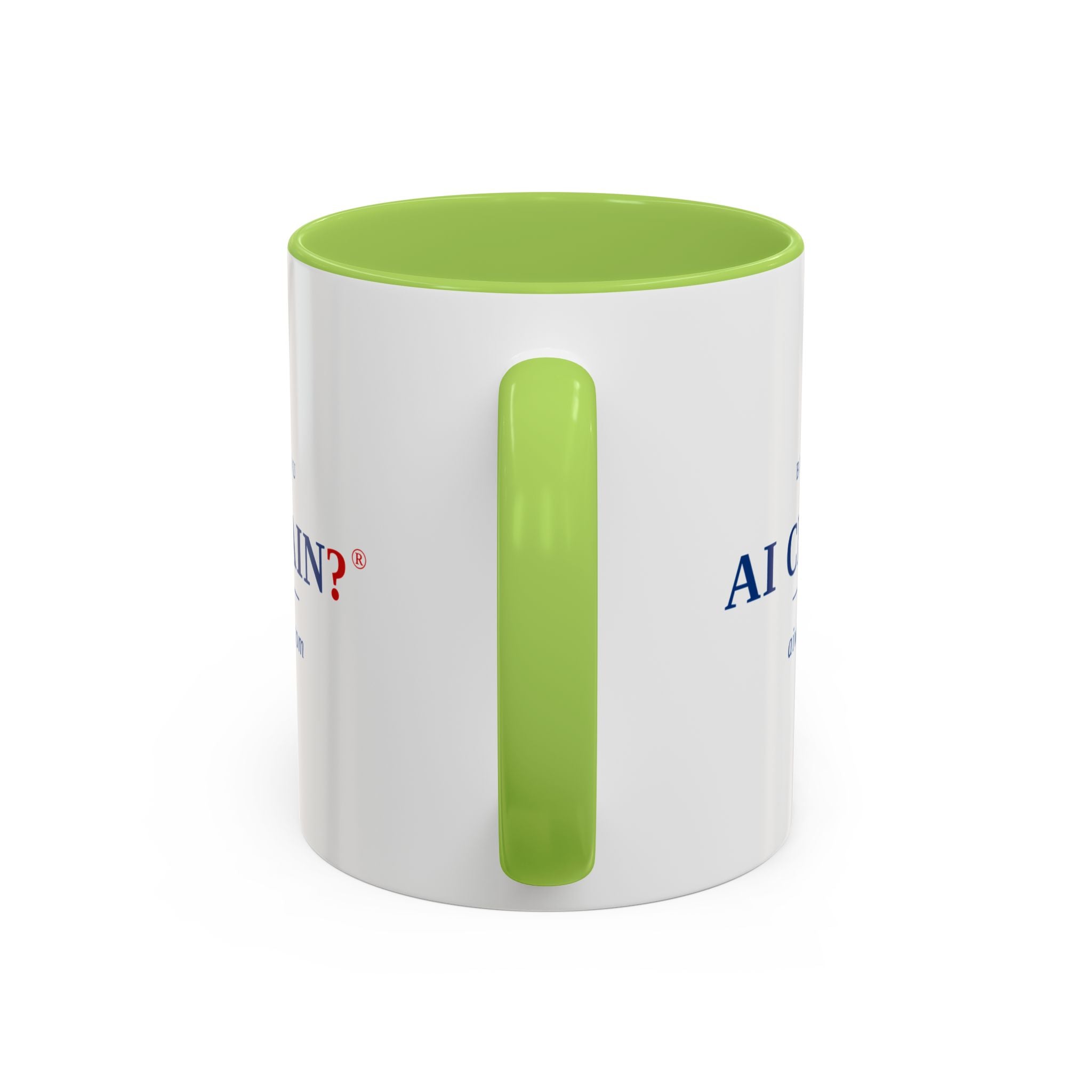 Accent Coffee Mug - "But Are You AI Certain?" Funny AI Skeptic Novelty Mug