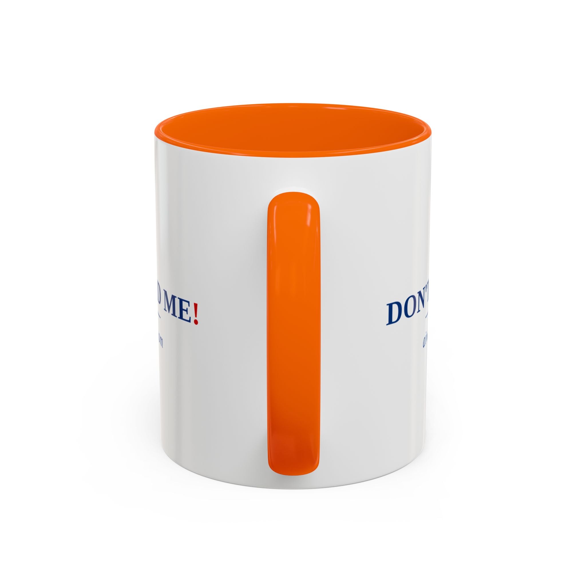 Accent Coffee Mug - "Don't Build Me" Funny AI Skeptic Novelty Mug
