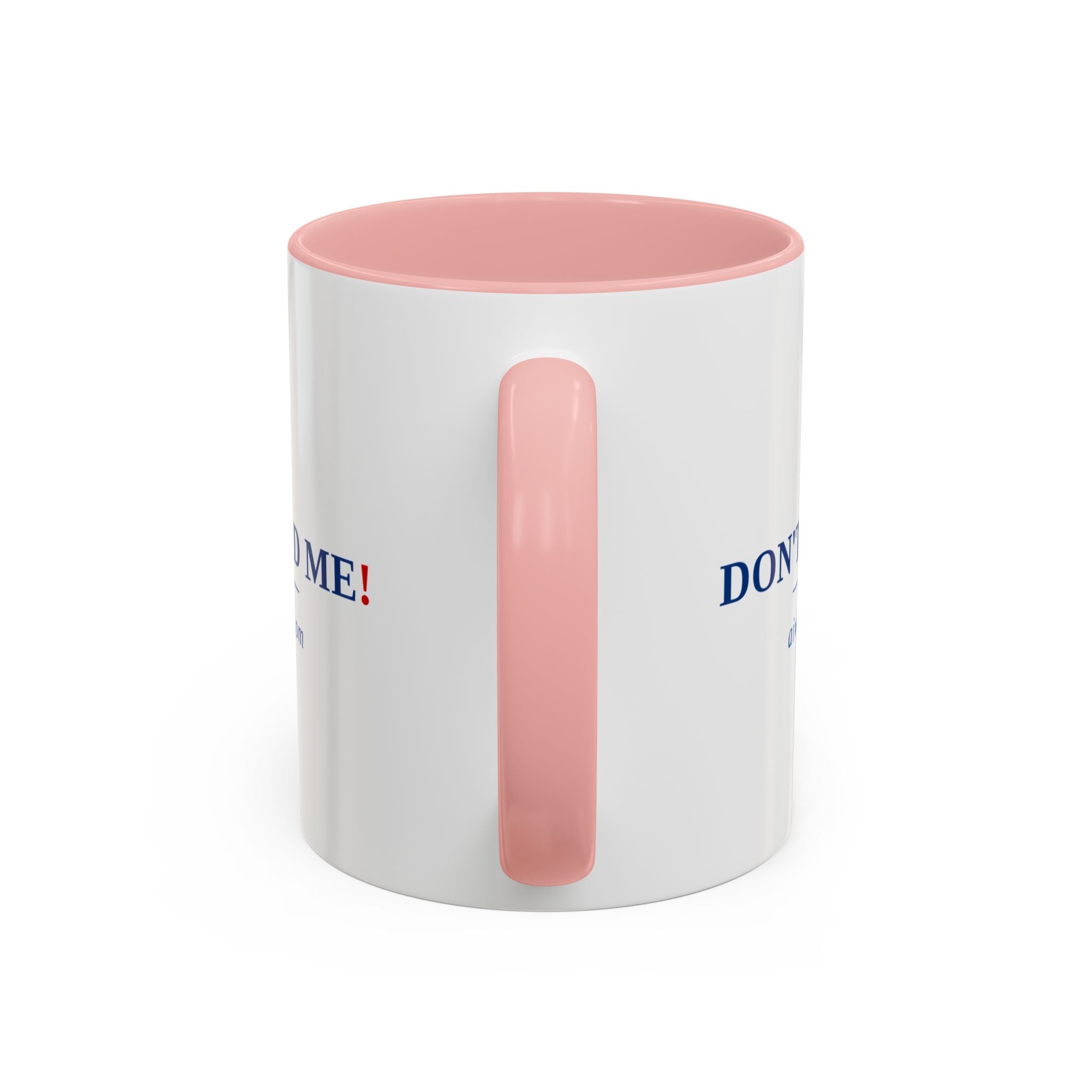 Accent Coffee Mug - "Don't Build Me" Funny AI Skeptic Novelty Mug