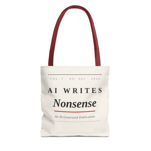 AI Writes Nonsense Tote