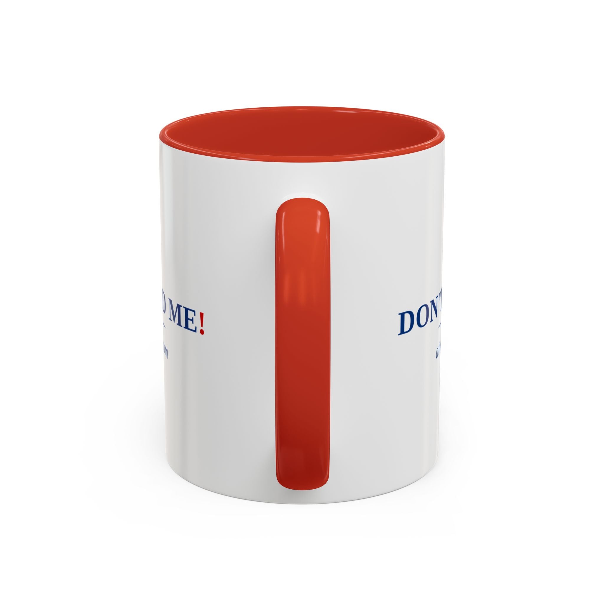 Accent Coffee Mug - "Don't Build Me" Funny AI Skeptic Novelty Mug