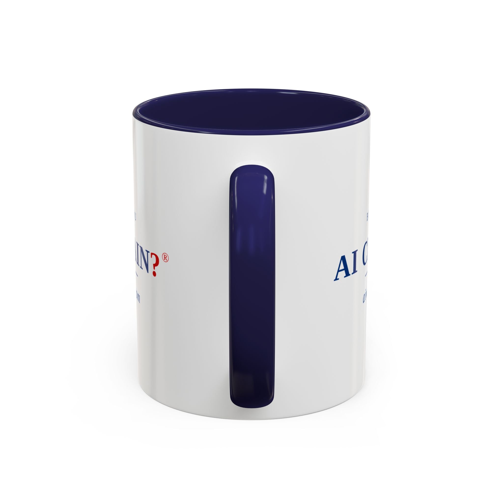 Accent Coffee Mug - "But Are You AI Certain?" Funny AI Skeptic Novelty Mug
